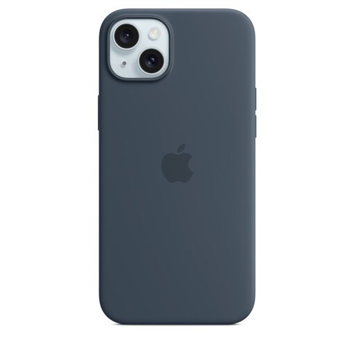 Etui APPLE Silicone Case MagSafe do iPhone 15 Plus Sztormowy błękit