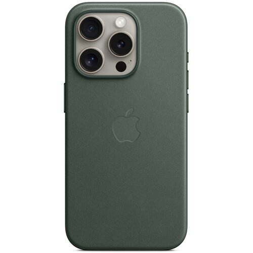 Etui APPLE FineWoven MagSafe do iPhone 15 Pro Max Wieczna zieleń