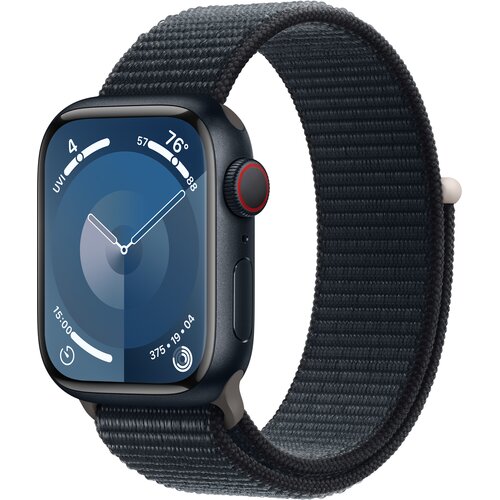 APPLE Watch 9 GPS + Cellular 41mm koperta z aluminium (północ) + opaska sportowa (północ)