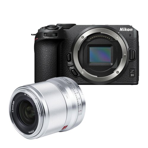 Aparat NIKON Z 30 Body Czarny + Obiektyw VILTROX AF 23mm f/1.4 Nikon Z Srebrny