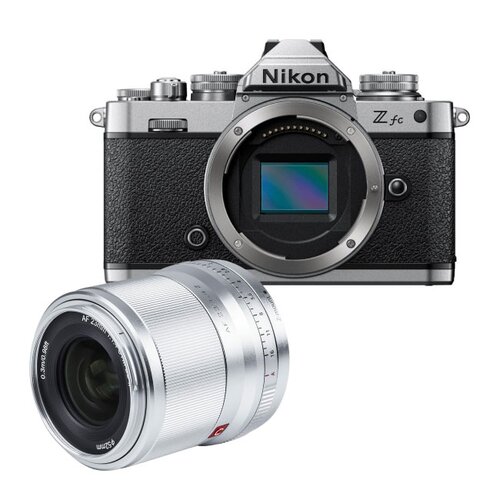 Aparat NIKON Z fc Body + Obiektyw VILTROX AF 23mm f/1.4 Nikon Z Srebrny