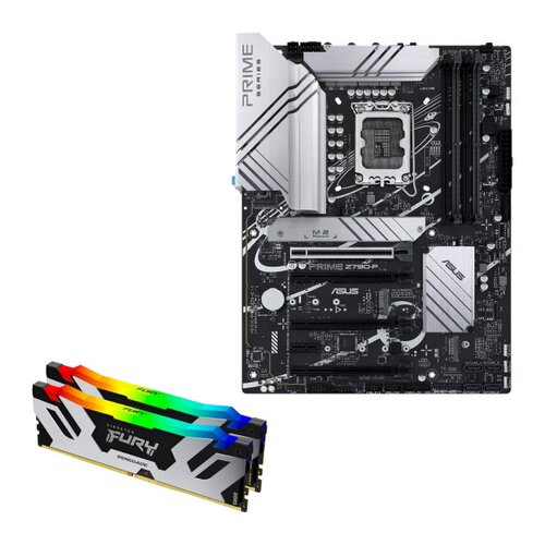 Płyta główna ASUS Prime Z790-P + Pamięć RAM KINGSTON Fury Renegade RGB 32GB 6400MHz