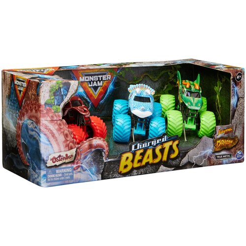 Zestaw pojazdów SPIN MASTER Monster Jam Trucks Charged Beasts 6065906 20138713