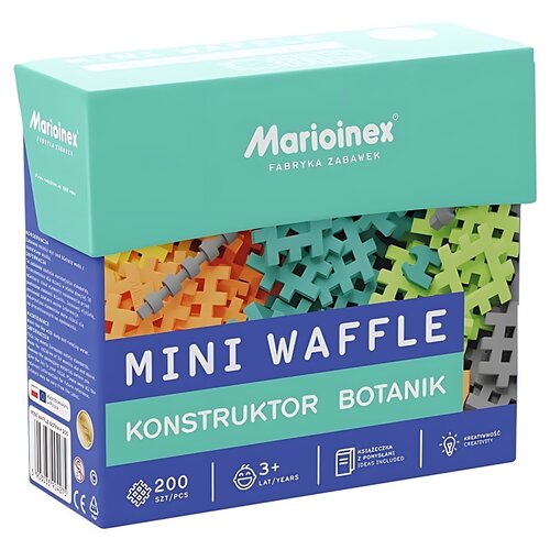 Klocki elastyczne MARIOINEX Mini Waffle Konstruktor Botanik 904275
