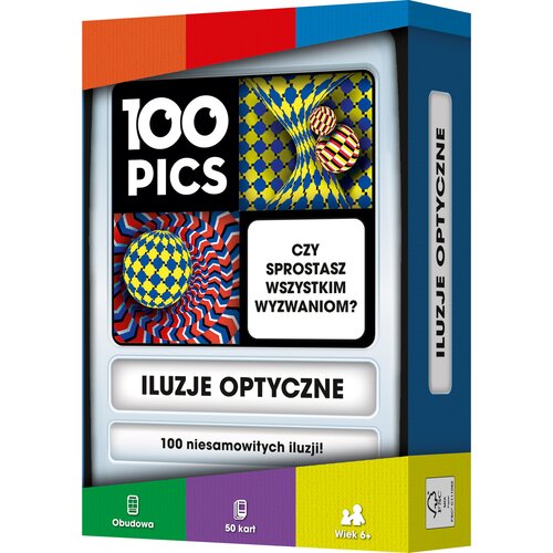 Gra edukacyjna REBEL 100 Pics Iluzje optyczne