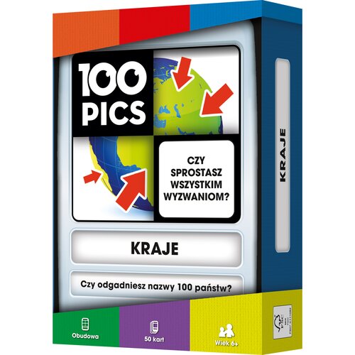 Gra edukacyjna REBEL 100 Pics Kraje