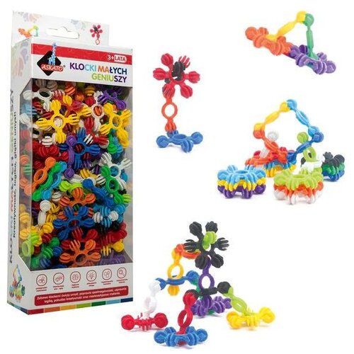 Klocki plastikowe ASKATO Klocki małych geniuszy Mini kulki 118451