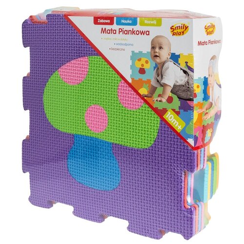 Mata piankowa SMILY PLAY Puzzle 29 x 29 cm Owoce SP84355 (9 elementów)