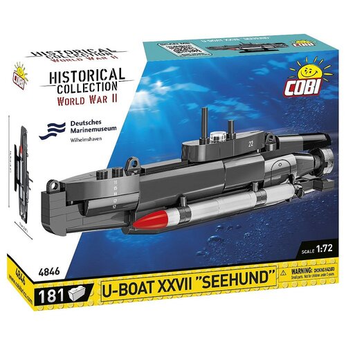 Klocki plastikowe COBI Historical Collection World War II U-Boat XXVII Seehund COBI-4846