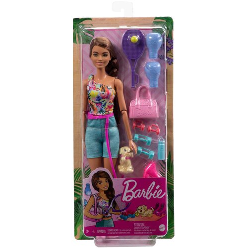 Lalka Barbie Relaks i fitness HKT91