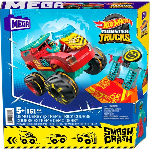 Klocki plastikowe MEGA Hot Wheels Monster Trucks Demo Derby HNG53