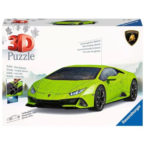 Puzzle 3D RAVENSBURGER Lamborghini Huracan Evo 11559 (156 elementów)