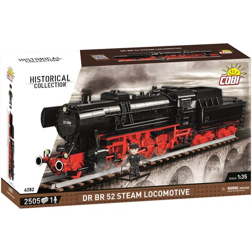 Klocki plastikowe COBI Historical Collection DR BR 52 Steam Locomotive COBI-6282