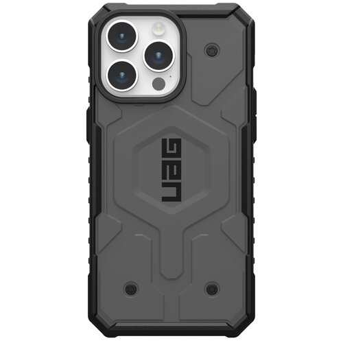 Etui UAG Pathfinder MagSafe do Apple iPhone 15 Pro Max Srebrny