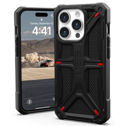 Etui UAG Monarch Kevlar do Apple iPhone 15 Pro Czarny