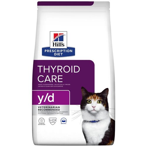 Karma dla kota HILL'S Prescription Diet Y/D Thyroid Care Kurczak 3 kg