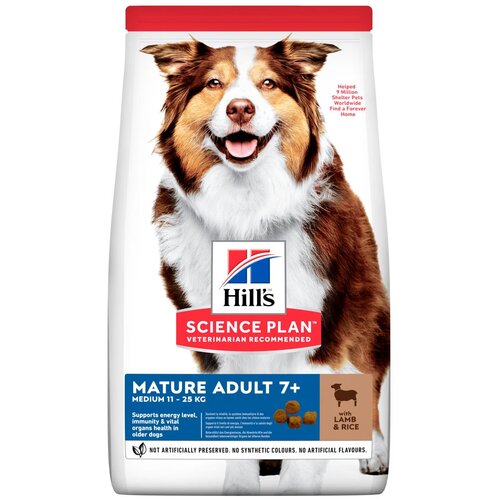 Karma dla psa HILL'S Science Plan Mature Adult Medium Jagnięcina z ryżem 2.5 kg