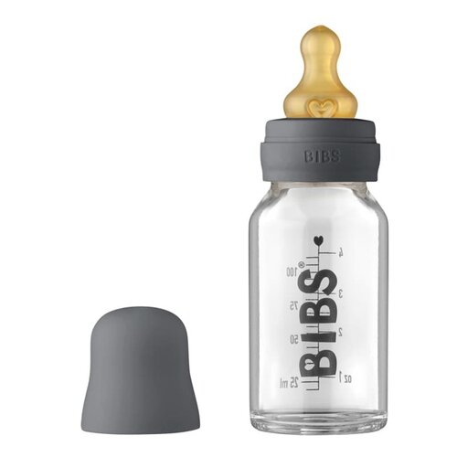 Butelka BIBS Babby Glass Bottle Iron 110 ml Przezroczysty
