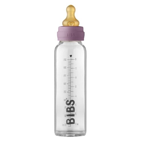 Butelka BIBS Baby Glass Bottle Mauve 225 ml