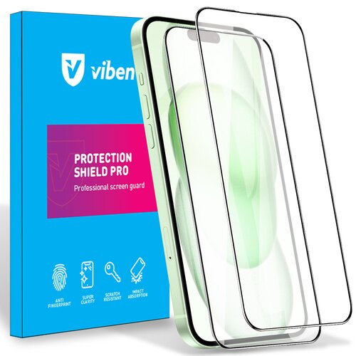 Szkło hartowane VIBEN Protection Shield Pro do Apple iPhone 15 Pro (2 szt.)