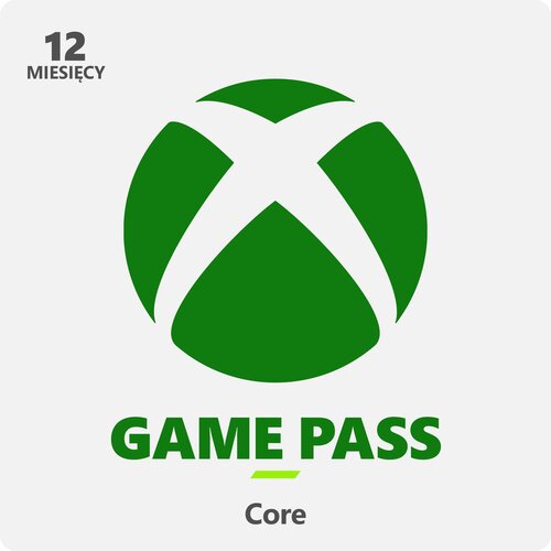 Kod aktywacyjny MICROSOFT Xbox Game Pass Core 12 miesięcy