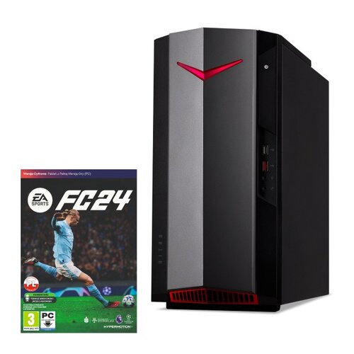 Komputer ACER Nitro 50 N50-640 i5-12400F 16GB RAM 1TB SSD GeForce RTX3050 + EA SPORTS FC 24 Gra PC
