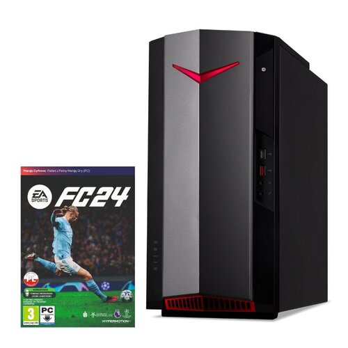 Komputer ACER Nitro 50 N50-640 i5-12400F 16GB RAM 1TB SSD GeForce RTX3050 Windows 11 Home + EA SPORTS FC 24 Gra PC