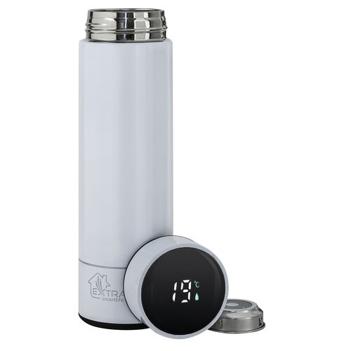 Termos EXTRALINK Travel Mug LED Biały