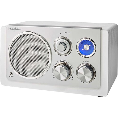 Radio NEDIS RDFM5110WT Analogowe Biało-srebrny
