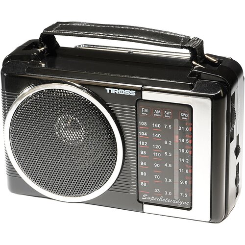 Radio TIROSS TS-460 Analogowe Przenośne Czarny