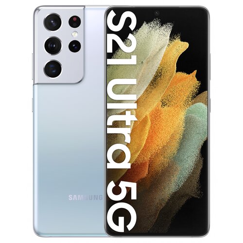 U Smartfon SAMSUNG Galaxy S21 Ultra 12/128GB 5G 6.8" 120Hz Srebrny SM-G998