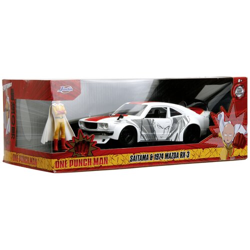 Samochód JADA TOYS One Punch Man 1974 Mazda RX-3 + figurka 253215005
