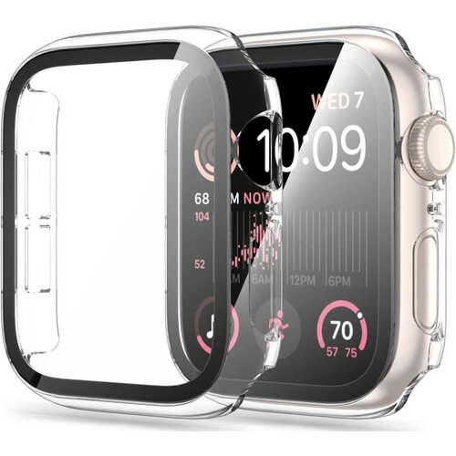 Etui TECH-PROTECT Hybrid360 do Apple Watch 4/5/6/SE (44mm) Przezroczysty