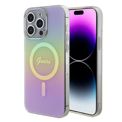 Etui GUESS Hardcase IML Iridescent do Apple iPhone 15 Pro Max Wielokolorowy