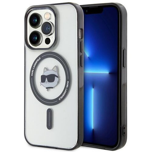 Etui KARL LAGERFELD IML Karl s Head MagSafe do Apple iPhone 15 Pro Max Przezroczysty