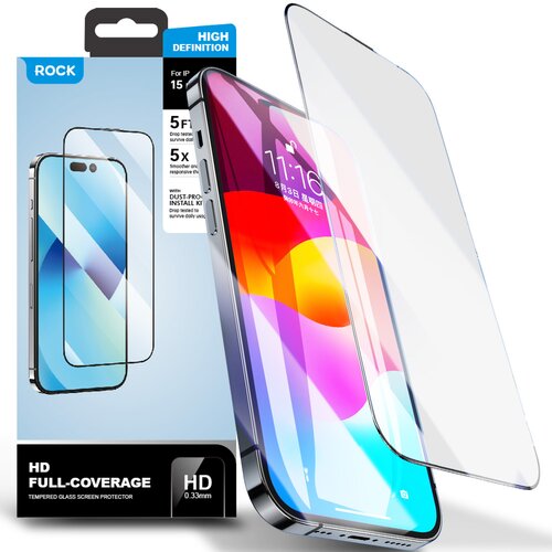 Szkło hartowane ROCK do Apple iPhone 15