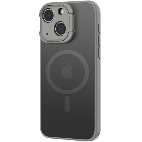 Etui ROCK Guard MagSafe Stand do Apple iPhone 15 Czarno-przezroczysty