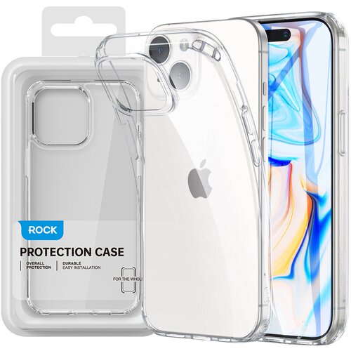 Etui ROCK Pure do Apple iPhone 15 Przezroczysty