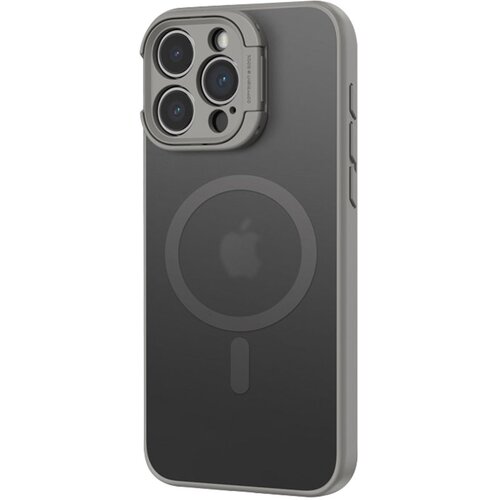 Etui ROCK Guard MagSafe Stand do Apple iPhone 15 Pro Max Czarno-przezroczysty