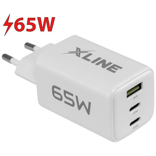 Ładowarka sieciowa XLINE WCG653W 65W GAN Biały