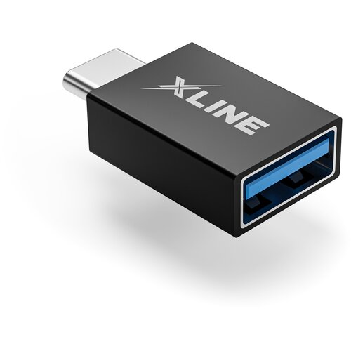 Adapter USB - USB Typ-C XLINE Czarny