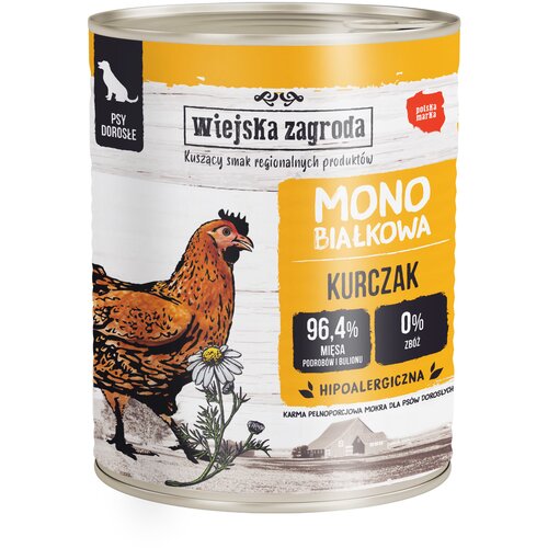 Karma dla psa WIEJSKA ZAGRODA Kurczak 800 g