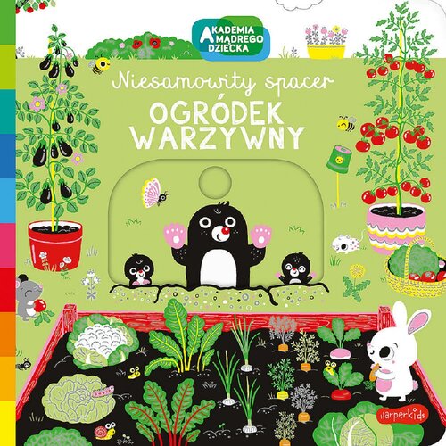 Książka Akademia mądrego dziecka Niesamowity spacer Ogródek warzywny Emiri Hayashi (twarda okładka)