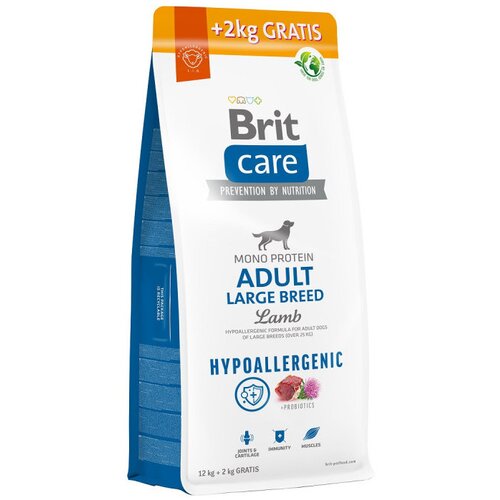 Karma dla psa BRIT Care Hypoallergenic Jagnięcina z ryżem 12 kg + 2 kg