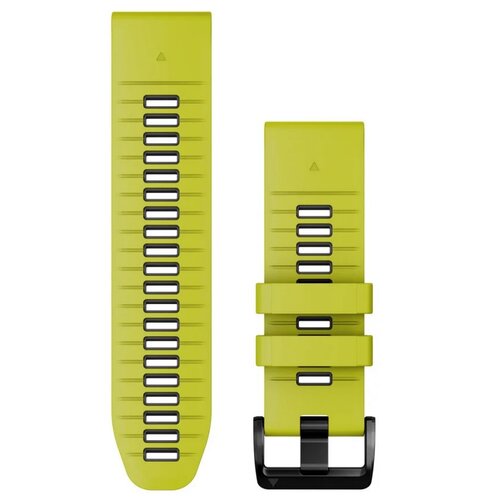 Pasek do Garmin 010-13281-03 QuickFit Limonkowo-grafitowy