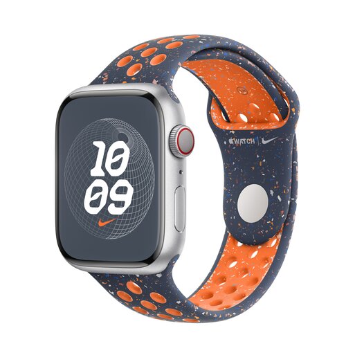 Pasek do Apple Watch Nike (42/44/45/49mm) M/L Błękitny płomień