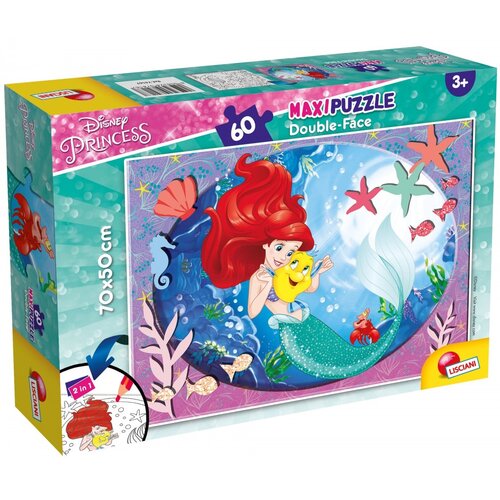 Puzzle LISCIANI Disney Princess Mała syrenka 304-74167 (60 elementów)