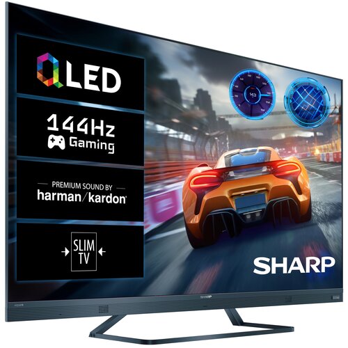 Telewizor SHARP 55FQ8EG 55" QLED 4K 144Hz Google TV Dolby Vision Dolby Atmos HDMI 2.1