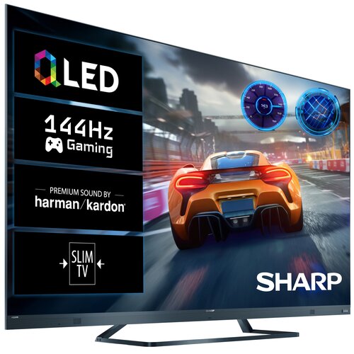 Telewizor SHARP 65FQ8EG 65" QLED 4K 144Hz Google TV Dolby Vision Dolby Atmos HDMI 2.1