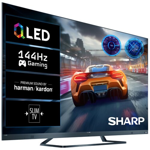 Telewizor SHARP 75FQ8EG 75" QLED 4K 144Hz Google TV Dolby Vision Dolby Atmos HDMI 2.1